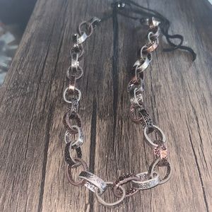 LOGO adjustable necklace